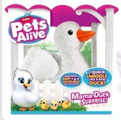 Интерактивный набор Zuru Pets Alive Mama Duck Surprise, 12 предметов цена и информация | Игрушки для малышей | hansapost.ee