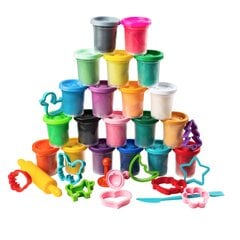 Plastiliin/modelleerimiskomplekt Genio Kids Fantasy kimp, 20 tk. hind ja info | Arendavad laste mänguasjad | hansapost.ee