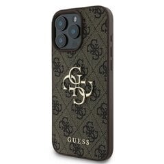 Guess GUHCP16X4GMGBR iPhone 16 Pro Max 6.9" brązowy|brown hardcase 4G Big Logo цена и информация | Чехлы для телефонов | hansapost.ee