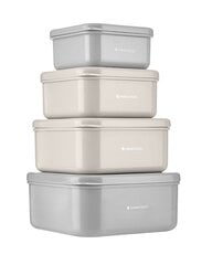 KikkaBoo suupistekarbid Kitty Cat Grey, 4 tk. price and information | Food storage containers | hansapost.ee