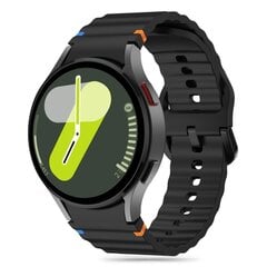 Силиконовый ремешок Tech-Protect для SAMSUNG GALAXY WATCH 4 | 5 | 5 PRO | 6 | 7 | FE, черный  цена и информация | Аксессуары для смарт-часов и браслетов | hansapost.ee