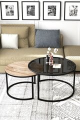 Kohvilaud Asir Bora, pruun/must price and information | Coffee tables | hansapost.ee