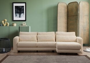 Pehme nurgadiivan Asir Lily Corner, parem, beež price and information | Sofa beds and sofas | hansapost.ee