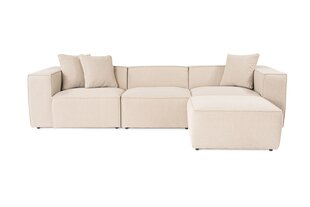 Nurgadiivan Asir Lora L1-O1-1R-POUFFE, beež price and information | Corner sofas and corner sofa beds | hansapost.ee