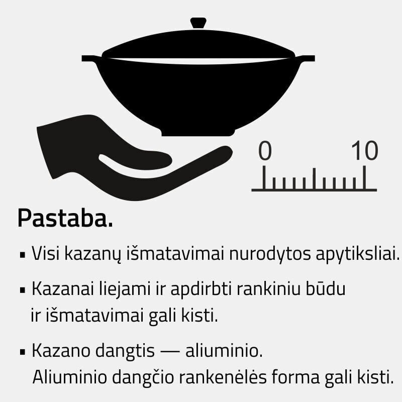 Usbeki kaasan, 22 l цена и информация | Potid | hansapost.ee