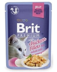 Brit Premium kassifilee tarretis kanaga, 24x85 g price and information | Canned food for cats | hansapost.ee