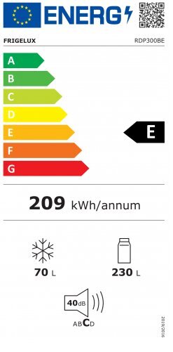 Frigelux RDP300BE цена и информация | Külmkapid-külmikud | hansapost.ee