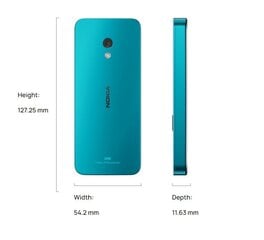 Nokia 235 4G Dual SIM 64/128GB Blue (TA-1614) цена и информация | Мобильные телефоны | hansapost.ee