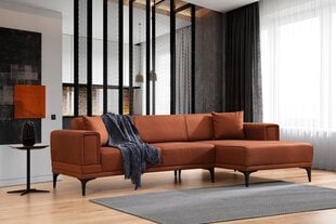 Pehme nurgadiivan Asir Horizon, parempoolne, pruun price and information | Corner sofas and corner sofa beds | hansapost.ee