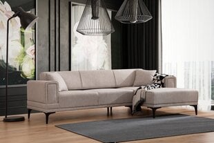 Nurgadiivan Asir Horizon, parempoolne, beež price and information | Corner sofas and corner sofa beds | hansapost.ee