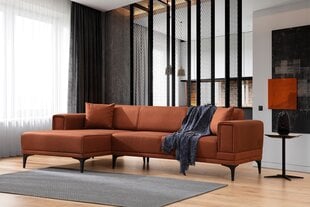 Pehme nurgadiivan Asir Horizon, vasakpoolne, pruun price and information | Corner sofas and corner sofa beds | hansapost.ee