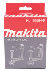 Набор скоб Makita 192694-6 9910/9911 (2 шт.) цена и информация | Шлифовальные машины | hansapost.ee