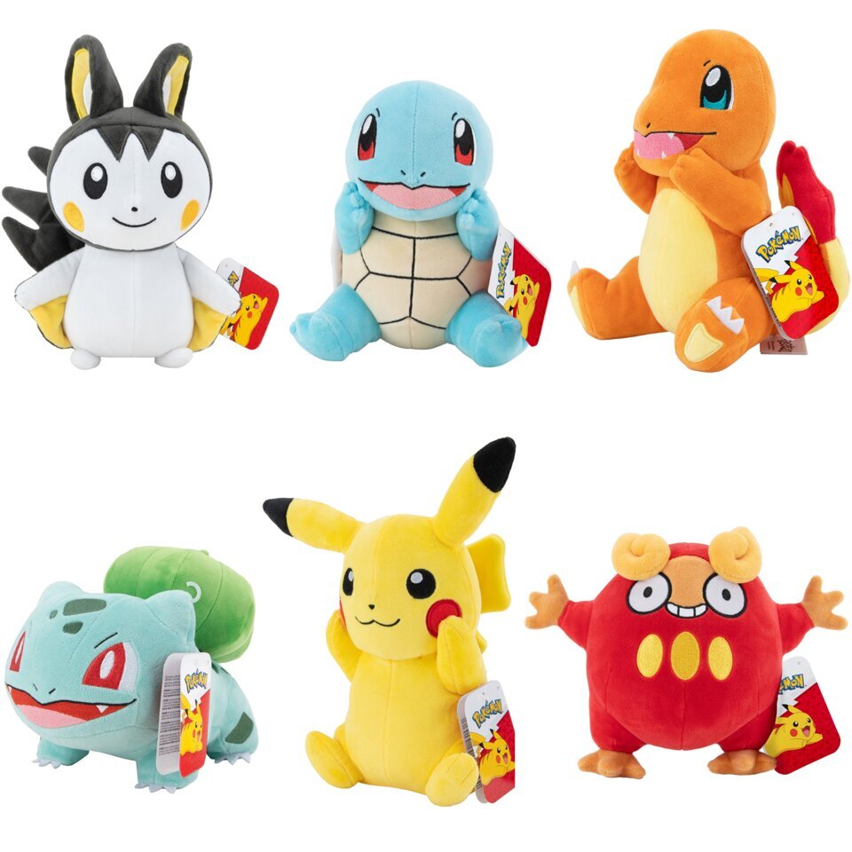 Pokémon Plush 20 cm (valitud juhuslikult) hind ja info | Fännitooted mänguritele | hansapost.ee