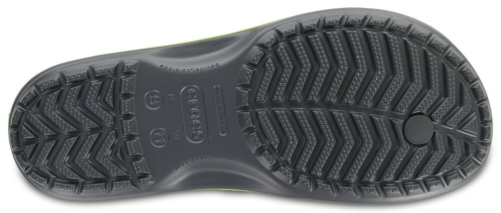 Meeste plätud Crocs™ Crocband Flip, hall цена и информация | Plätud ja sussid naistele | hansapost.ee