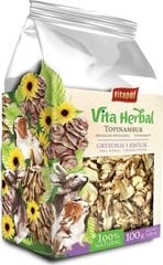 Добавка к корму для грызунов и кроликов Vitapol Vita Herbal, 100 г цена и информация | Корм для грызунов | hansapost.ee