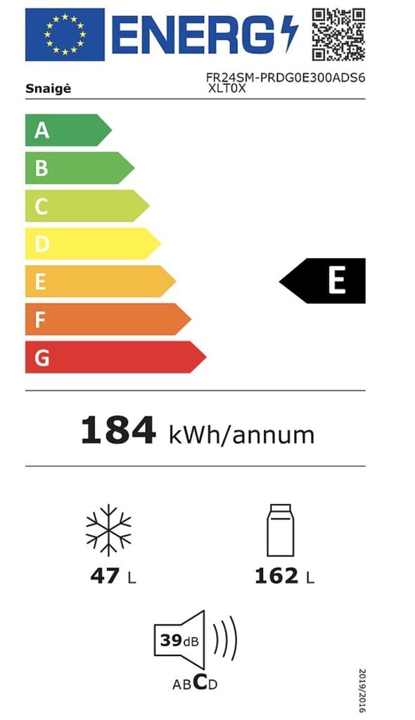 Snaigė FR24SM-PRDG0E3 hind ja info | Külmkapid-külmikud | hansapost.ee