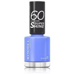 Küünelakk Rimmel 60 Seconds Super Shine Nail Polish, 856 Blue Breeze, 8 ml hind ja info | Küünelakid ja küünelakieemaldajad | hansapost.ee