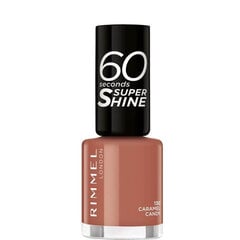 Küünelakk Rimmel 60 Seconds Super Shine Nail Polish, 130 Caramel Candy, 8 ml hind ja info | Küünelakid ja küünelakieemaldajad | hansapost.ee