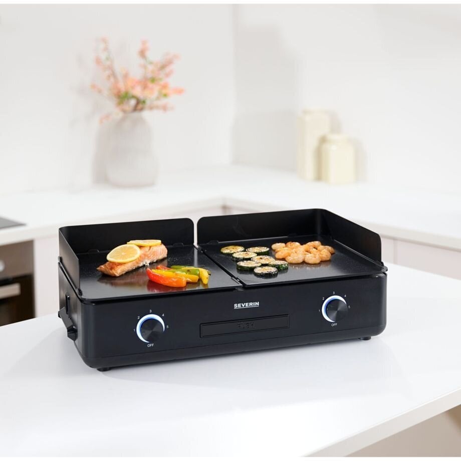 Severin elektrigrill PG 8569 SUAVE Plancha Table Grill, must цена и информация | Lauagrillid | hansapost.ee