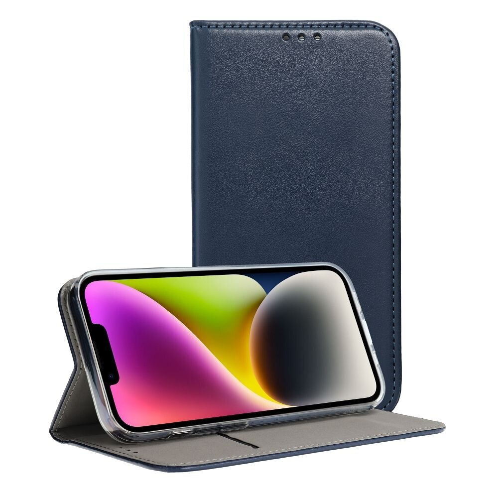 Smart Magnetic case for Honor 200 navy blue цена и информация | Telefonide kaitsekaaned ja -ümbrised | hansapost.ee