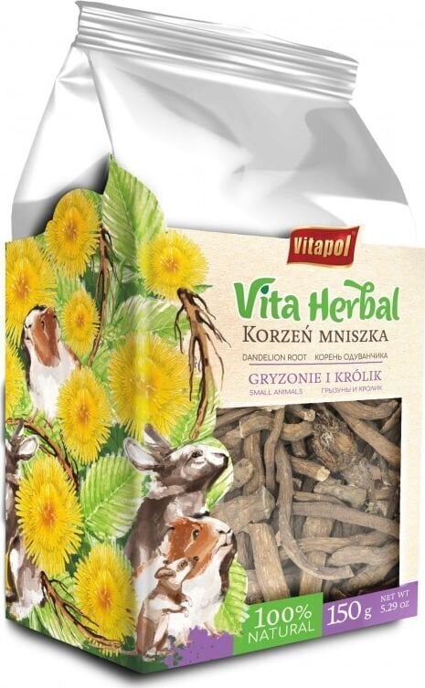 Toidulisand närilistele Vitapol Vita Herbal, 150 g цена и информация | Toit väikeloomadele | hansapost.ee