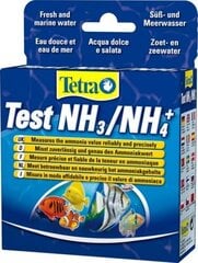 Vee tester Tetra Test NH3/NH4+ 3 Rea. price and information | Akvaariumid ja lisatarvikud | hansapost.ee