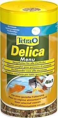 Toit dekoratiivkaladele Tetra Delica Menu, 100 ml hind ja info | Kalade toit | hansapost.ee