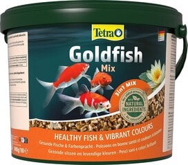 Toit kuldkaladele Tetra Goldfish 3in1 Mix, 10 L price and information | Kalade toit | hansapost.ee