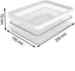 Rotho контейнеры для хранения пищи, 2 шт., 0.85 л цена и информация | Контейнеры для хранения продуктов | hansapost.ee