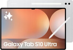 Samsung Galaxy Tab S10 Ultra 5G 12ГБ/512ГБ Платиновый Серебристый + Стилус SM-X926 цена и информация | Планшеты | hansapost.ee