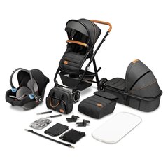 Универсальная коляска Lionelo Amber 3in1, Grey Graphite цена и информация | Коляски | hansapost.ee