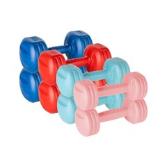 Hantlite komplekt (2x1kg + 2x2kg + 2x3kg + 2x4kg) price and information | Dumbbells, barbells, weights | hansapost.ee