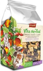 Toidulisand närilistele ja küülikutele Vitapol Vita Herbal, 150 g hind ja info | Toit väikeloomadele | hansapost.ee