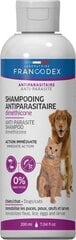 Parasiidivastane šampoon koertele ja kassidele Francodex, 200 ml price and information | For grooming | hansapost.ee