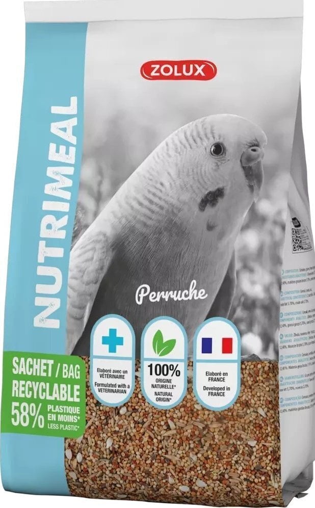 Toit papagoidele Zolux Nutrimeal 3, 2.5 kg hind ja info | Toit lindudele | hansapost.ee