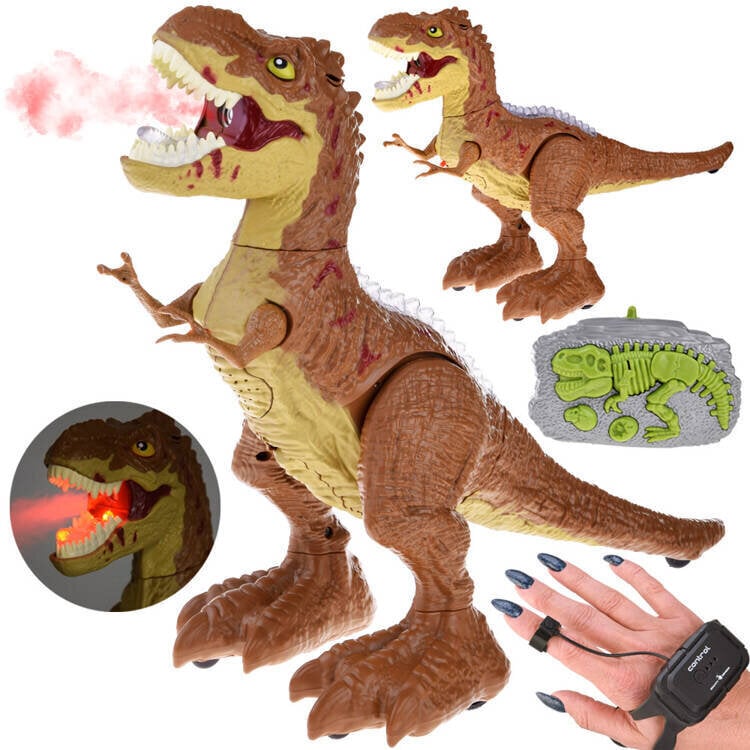 Rc dinosaurus T-Rex 2in1, pruun hind ja info | Mänguasjad poistele | hansapost.ee