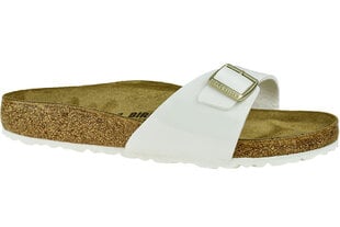 Naiste plätud Birkenstock Madrid BF 1005309, valge hind ja info | Plätud ja sussid naistele | hansapost.ee