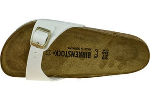 Naiste plätud Birkenstock Madrid BF 1005309, valge hind ja info | Plätud ja sussid naistele | hansapost.ee