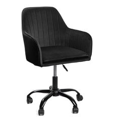 Veluurpöördtool Teill, 55 x 54,5 x 80-90 cm, must price and information | Office chairs | hansapost.ee