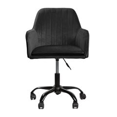 Veluurpöördtool Teill, 55 x 54,5 x 80-90 cm, must price and information | Office chairs | hansapost.ee