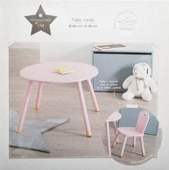 Laste laud 60 x 43cm, roosa price and information | Tables and chairs for children | hansapost.ee