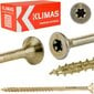 Puidukruvid Torx 6x240 mm, koonilised, Klimas Wkcs price and information | Kinnitusvahendid | hansapost.ee