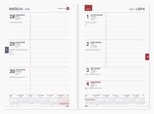 Märkmik, A5, 18 kuud, sinine hind ja info | Märkmikud ja kalendrid | hansapost.ee