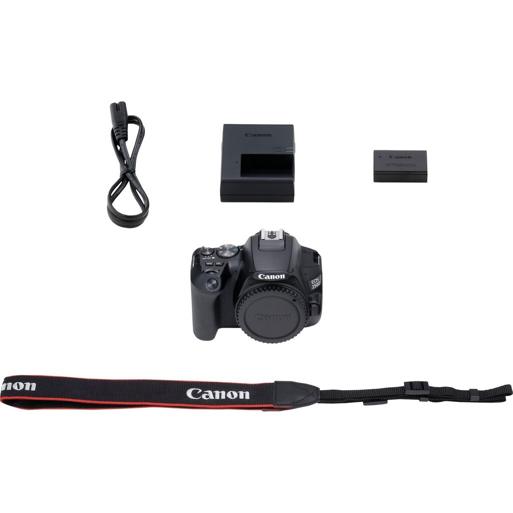 Canon EOS 250D Body (Black) - Demonstracinis (expo) цена и информация | Fotoaparaadid | hansapost.ee