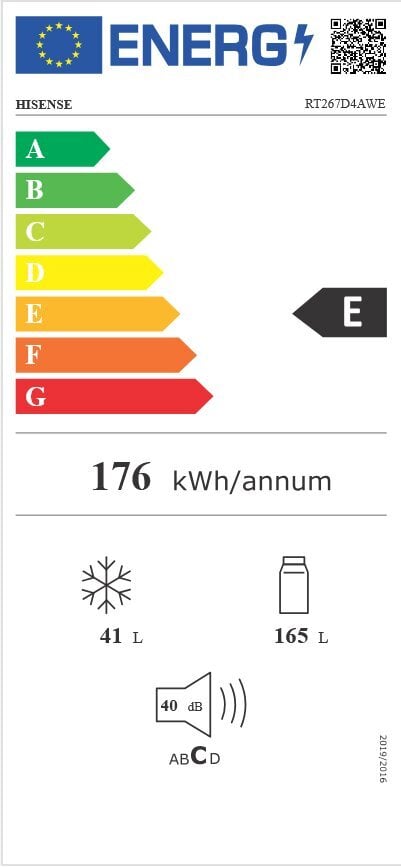 Hisense RT267D4AWE цена и информация | Külmkapid-külmikud | hansapost.ee