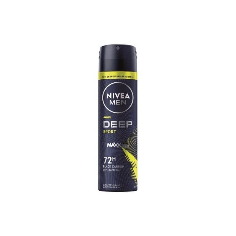 Pihustatav deodorant meestele Nivea Men Deep Sport, 150 ml hind ja info | Deodorandid | hansapost.ee