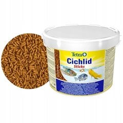 Toit kaladele Tetra Cichlid Sticks, 10 L hind ja info | Kalade toit | hansapost.ee