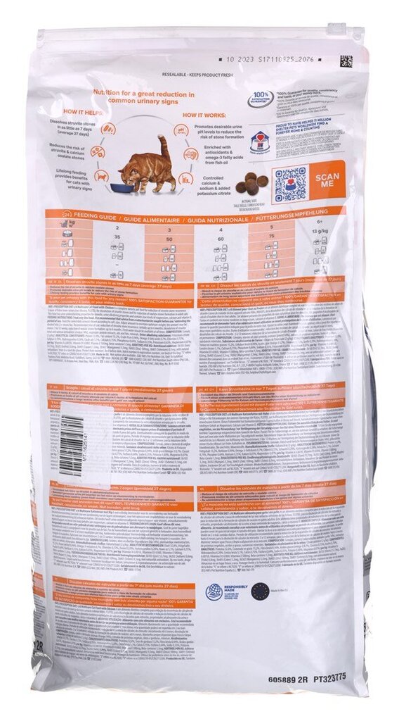 Hill's Prescription Diet Feline c/d Urinary Care täiskasvanud kassidele kanaga, 8 kg цена и информация | Kassi kuivtoit ja kassikrõbinad | hansapost.ee