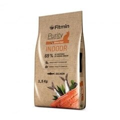 Fitmin Purity Indoor täiskasvanud kodukassidele kalaga, 1,5 kg hind ja info | Kassi kuivtoit ja kassikrõbinad | hansapost.ee