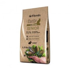 Fitmin Purity Senior для пожилых кошек с кроликом, 1,5 кг цена и информация | Сухой корм для кошек | hansapost.ee